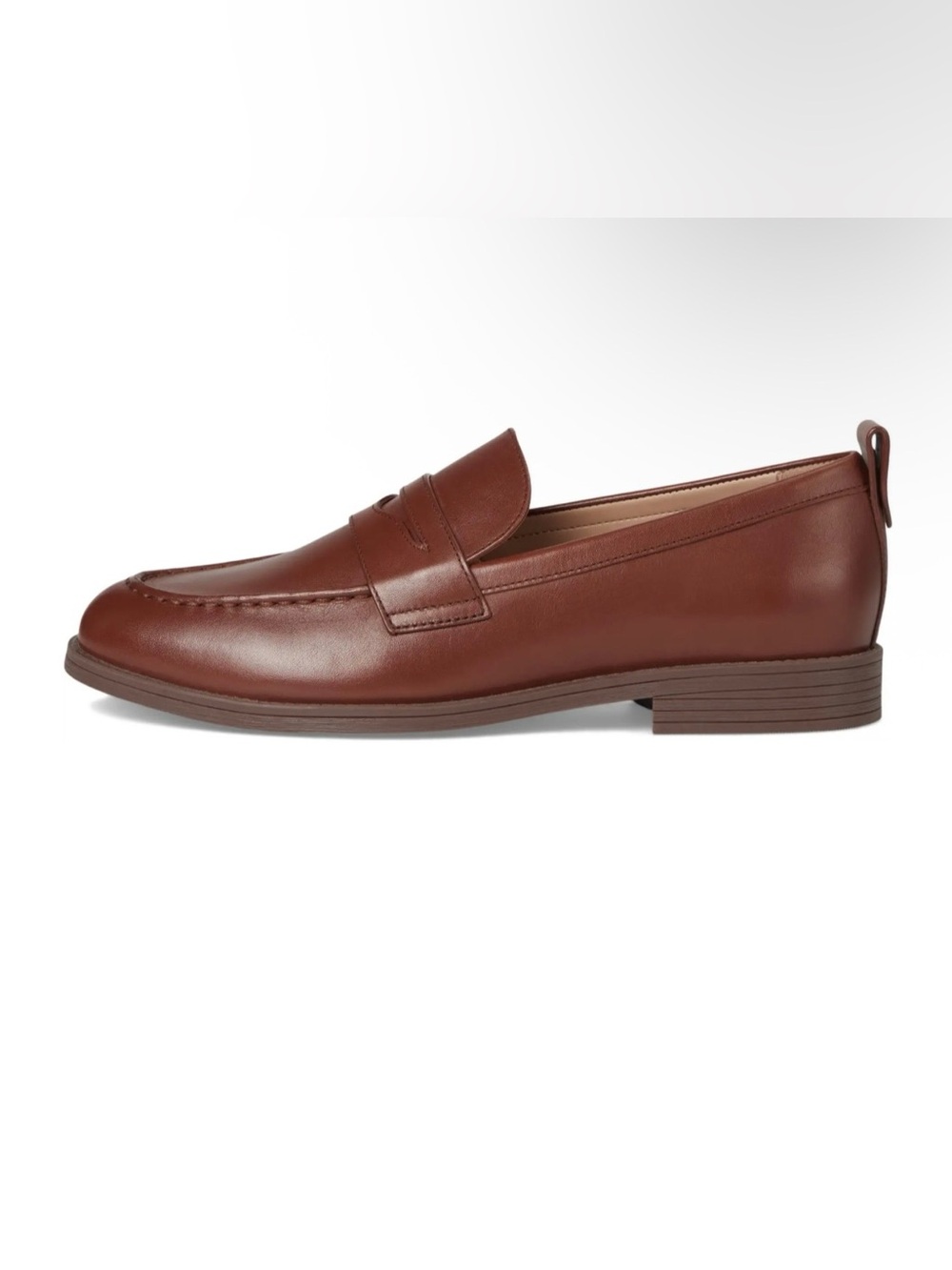 Cole Haan Woman’s Stassi Penny Loafer DK Mahogany Pull Tab Sz 9 MSRP $165 NWOT - Picture 3 of 13